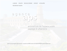 Tablet Screenshot of agenceaps.com